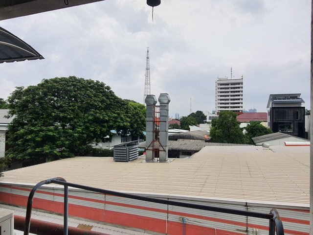View from the balcony of the Royal Park Condominium unit
